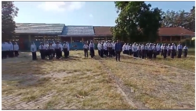 SMPN 5 Bulukumba Gelar Upacara Hari Kesaktian Pancasila